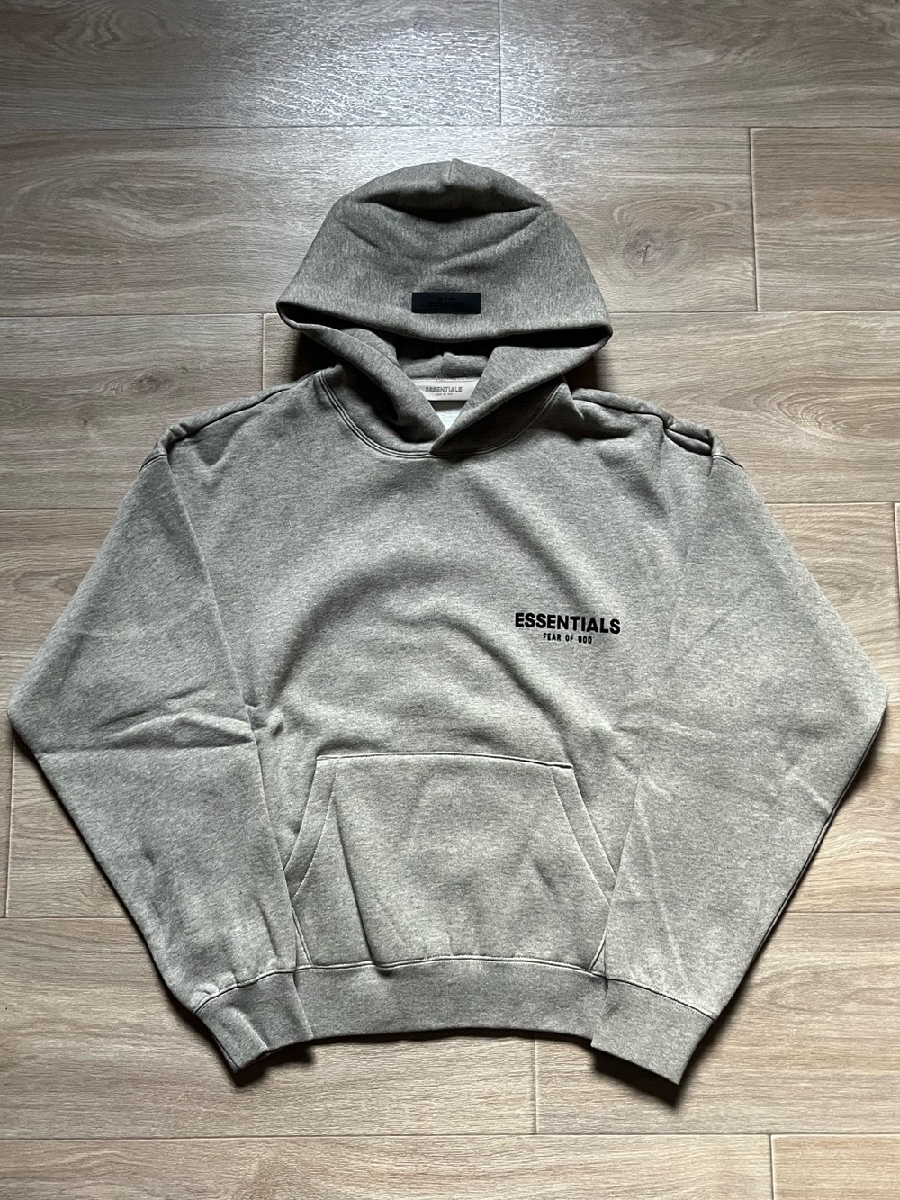 NEW Essentials Fear Of God Dark Oat Hoodie - Size M